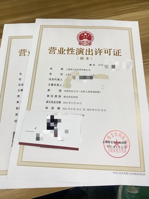 上海营业性演出许可证办理指南 材料与流程详解